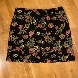 Embroidered Black Mini